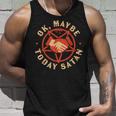 Ok Maybe Today Satan Retro Vintage Halloween Vintage Halloween Tank Top Gifts for Him