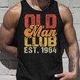 Old Man Club Est1964 Birthday Vintage Graphic Tank Top Gifts for Him