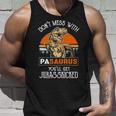 Pa Grandpa Gift Dont Mess With Pasaurus Unisex Tank Top Gifts for Him