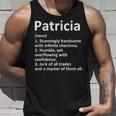 Patricia Definition Personalized Name Funny Birthday Gift Unisex Tank Top Gifts for Him
