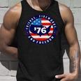 Patriotic 4Th Of July Graphic Art American Flag Fireworks Unisex Tank Top Gifts for Him