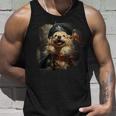 Patriotic American Eskimo Dog Tank Top Gifts for Him