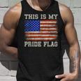 Patriotic This Is My Pride Flag Usa American 4Th Of July Unisex Tank Top Gifts for Him