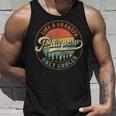 Pawpaw Like A Grandpa Only Cooler Vintage Retro Pawpaw Dad Tank Top Gifts for Him