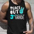 Peace Out 3Rd Grade Graduation Last Day School 2023 Funny Unisex Tank Top Gifts for Him