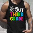 Peace Out 3Rd Grade Happy Last Day Of School Students Unisex Tank Top Gifts for Him