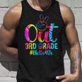 Peace Out 3Rd Grade Hello 4Th Grade Tie Dye Happy First Day Unisex Tank Top Gifts for Him