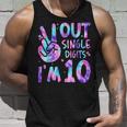 Peace Out Single Digits Im 10 Year Old 10Th Birthday Girl Unisex Tank Top Gifts for Him