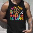 Peace Sign Love 60S 70S 80S Costume Hippie Retro Halloween Tank Top Gifts for Him