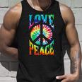 Peace Sign Love60S 70S Tie Die Hippie Costume Tank Top Gifts for Him