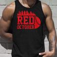 Philly Philadelphia Baseball Red October Tank Top Gifts for Him