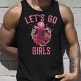 Pink Cowboy Hat Boots Lets Go Girls Western Cowgirls Unisex Tank Top Gifts for Him