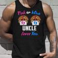 Pink Or Blue Uncle Loves You- Gender Reveal Thanksgiving Unisex Tank Top Gifts for Him