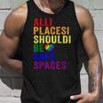 All Places Should Be Safe Spaces Gay Pride Ally Lgbtq Month Tank Top Gifts for Him