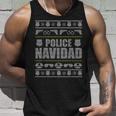 Police Navidad Cop Ugly Christmas Sweater Tank Top Gifts for Him