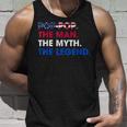 Poppop The Man The Myth The Legend Funny Grandpa 4Th July Gift For Mens Unisex Tank Top Gifts for Him
