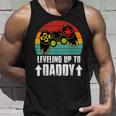 Pregnancy Announcement For Gamer Dad Leveling Up To Dad Unisex Tank Top Gifts for Him