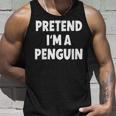 Pretend I'm A Penguin Costume Halloween Tank Top Gifts for Him