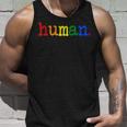 Pride Ally Human Lgbtq Equality Bi Bisexual Trans Queer Gay Tank Top Gifts for Him