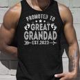Promoted To Great Grandad Est2023 Vintage New Dad For Dad Tank Top Gifts for Him