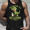 Promoted To Big Cousin Dinosaur Trex Boys Unisex Tank Top Gifts for Him