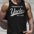Promoted To Uncle Est 2024 Father's Day To New Dad Tank Top Gifts for Him