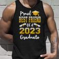 Proud Best Friend Of A Class Of 2023 Graduate Senior Unisex Tank Top Gifts for Him