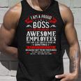 I Am A Proud Boss Of Freaking Awesome Employees Job Tank Top Gifts for Him