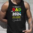 Proud Dad Of A Class Of 2024 5Th Grade Graduate Cute Heart Unisex Tank Top Gifts for Him