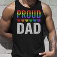 Proud Dad Of Gay Lesbian Lgbt Family Matching Pride Ally Unisex Tank Top Gifts for Him