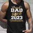 Proud Dad Of Two 2023 Graduates Funny Class Of 2023 Senior Unisex Tank Top Gifts for Him