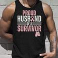 Proud Husband Of Survivor Breast Cancer Survivor Awareness Tank Top Gifts for Him