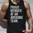 Proud Member Of An Awesome Team Awesome Coworker Tank Top Gifts for Him