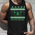 Psychology Ugly Christmas Sweater Brain Neurotransmitter Tank Top Gifts for Him