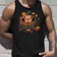 Pumpkin Pig Costume On Pig Halloween Tank Top Gifts for Him