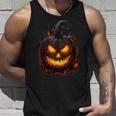 Pumpkin Scary Spooky Halloween Costume For Woman Adults Tank Top Gifts for Him
