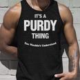 Purdy Thing Last Name Surname Last Name Tank Top Gifts for Him