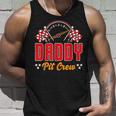 Race Car Birthday Party Matching Family Daddy Pit Crew Tank Top Gifts for Him