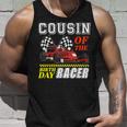 Race Car Party Cousin Of The Birthday Racer Racing Family Tank Top Gifts for Him