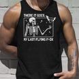 There It Goes My Last Flying Halloween Skeleton Bat Tank Top Gifts for Him
