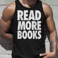 Read More Books | Brain Food Reading White Unisex Tank Top Gifts for Him