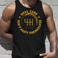 Real Cars Dont Shift Themselves Classic Lover Speed Drifting Cars Tank Top Gifts for Him