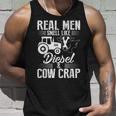 Real Farmer Men Smell Like Diesel Cow Crap Unisex Tank Top Gifts for Him
