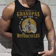 Real Grandpas Ride Motorcycles Funny Grandpa Gift Biker Unisex Tank Top Gifts for Him
