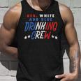 Red White And Blue Drinking Crew Funny Usa 4Th Of July Party Unisex Tank Top Gifts for Him