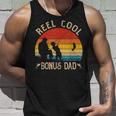 Reel Cool Bonus Dad Fishing Fathers Day Gift Unisex Tank Top Gifts for Him