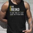 Reiko Name Gift Im Reiko Im Never Wrong Unisex Tank Top Gifts for Him