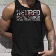 Retired Postal Worker The Man The Myth The Legend - Retired Postal Worker The Man The Myth The Legend Unisex Tank Top Gifts for Him
