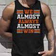 Retro We Almost Always Almost Win Football Fans Lovers Tank Top Gifts for Him