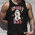 Retro Spooky Rbt Behavior Technician Halloween Rbt Therapist Tank Top Gifts for Him